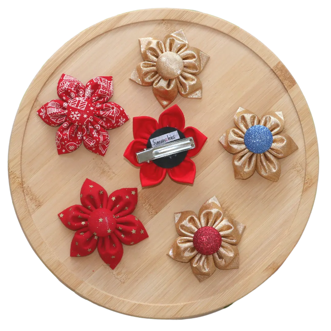 Christmassy Hair Clip Smunchies.com.au