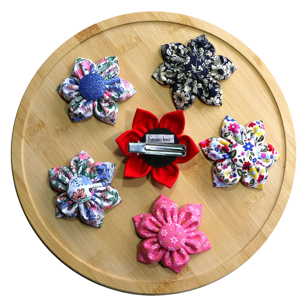 Floral Hair Clip Smunchies.com.au