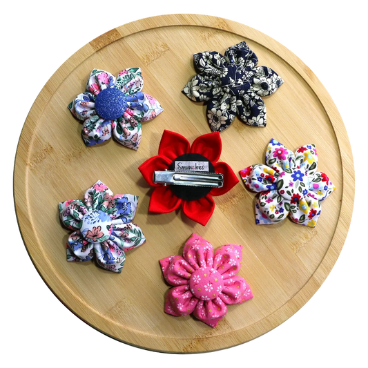 Floral Hair Clip Smunchies.com.au