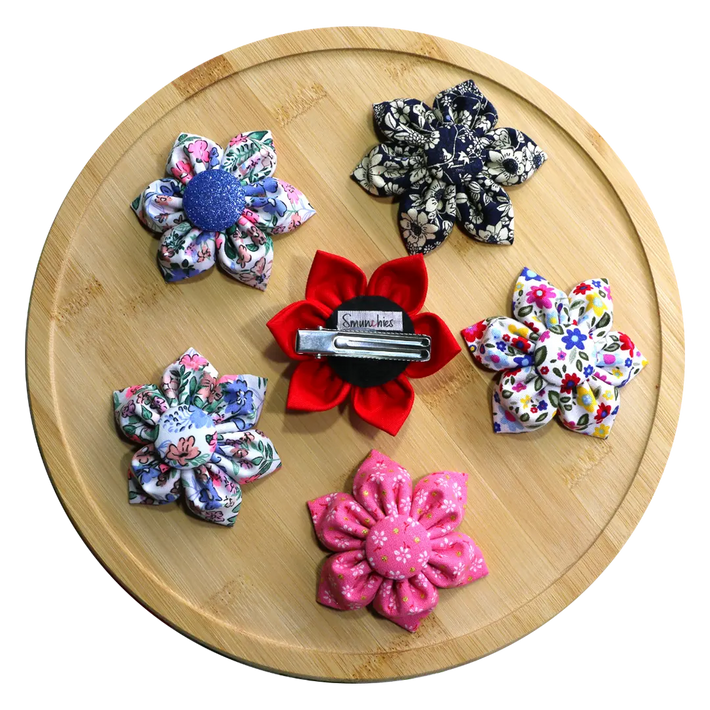 Floral Hair Clip Smunchies.com.au