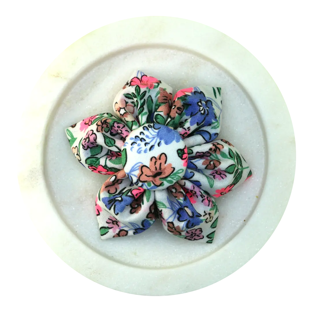 Floral Hair Clip Smunchies.com.au