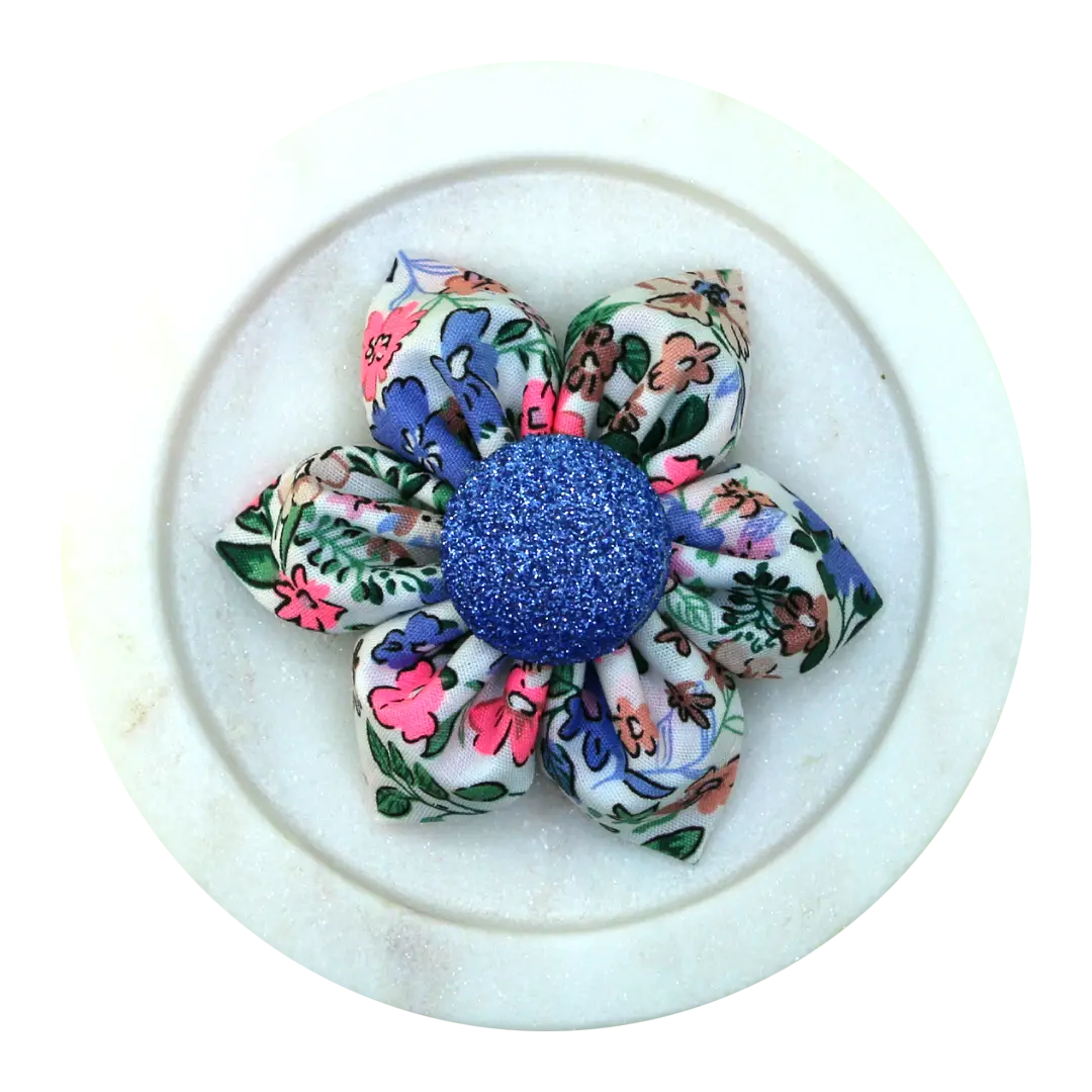 Floral Hair Clip Smunchies.com.au