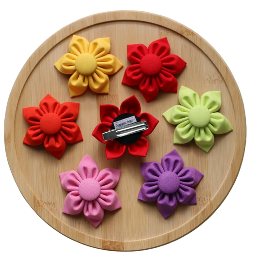 Colorful Plain Hair Clips Smunchies.com.au