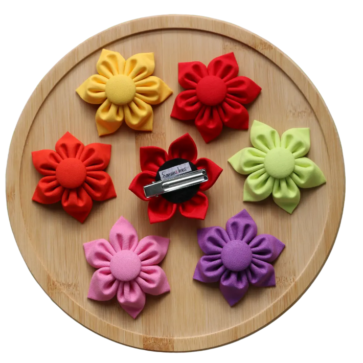 Colorful Plain Hair Clips Smunchies.com.au